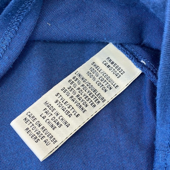 Max Studio Blue Aplique Skirt - Picture 7 of 9